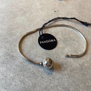 PANDORA SS Essence Snake Bracelet 17cm